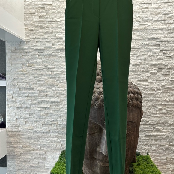 Chiara Boni Pants - Chiara Boni La Petite Robe Green Pants straight leg work once size 38/2